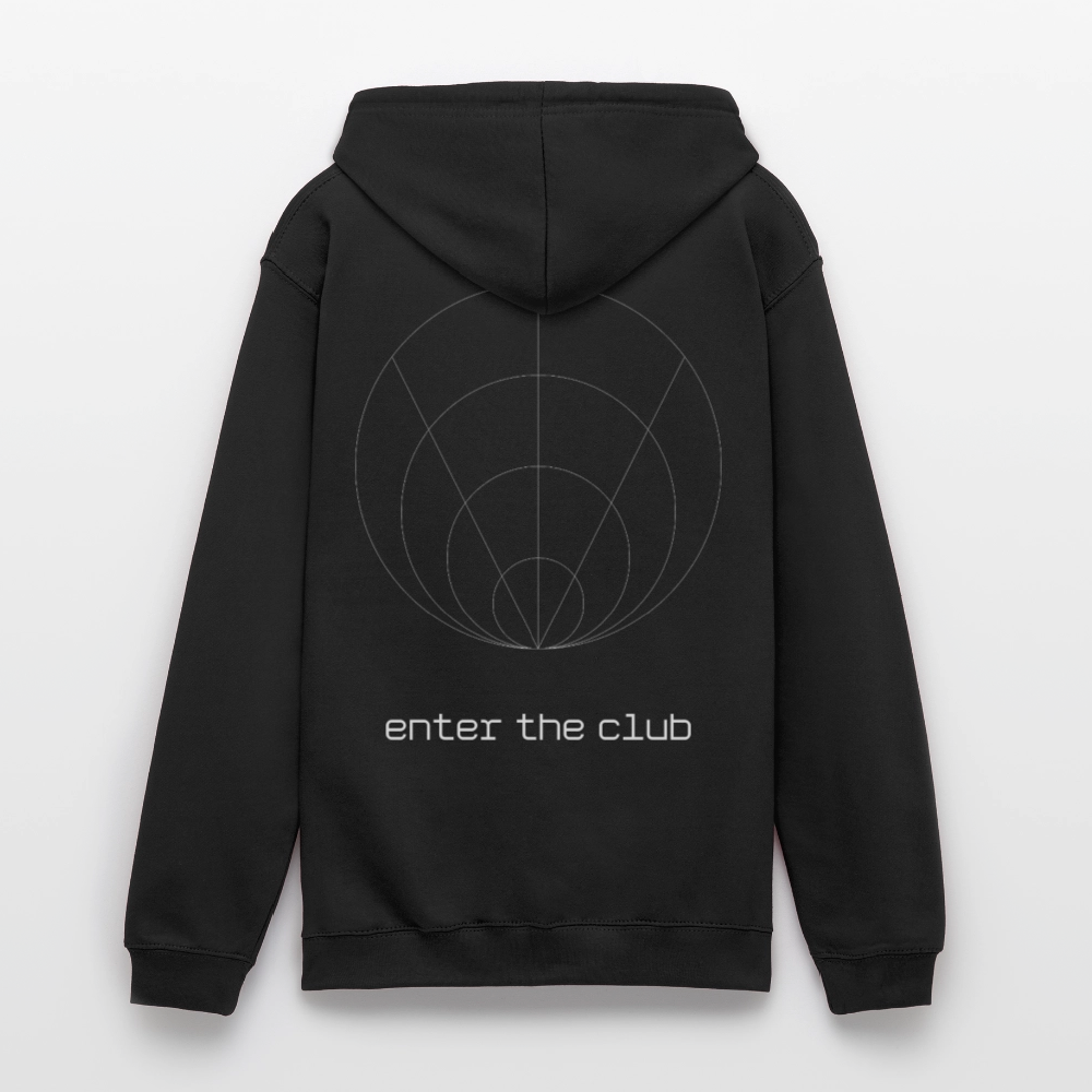 "enter the Club" Hoodie - black